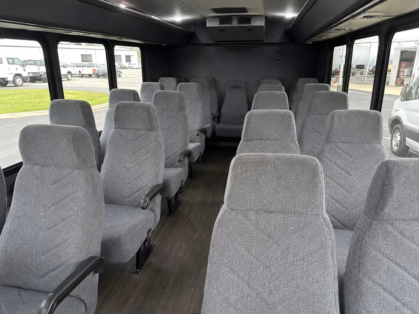 18 passenger minibus inside