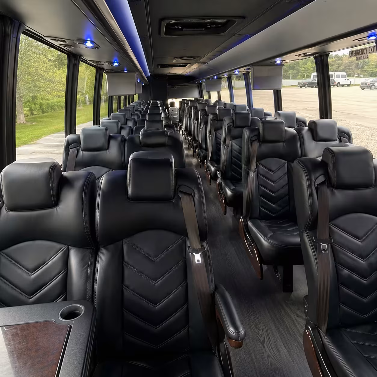 25 passenger minibus inside