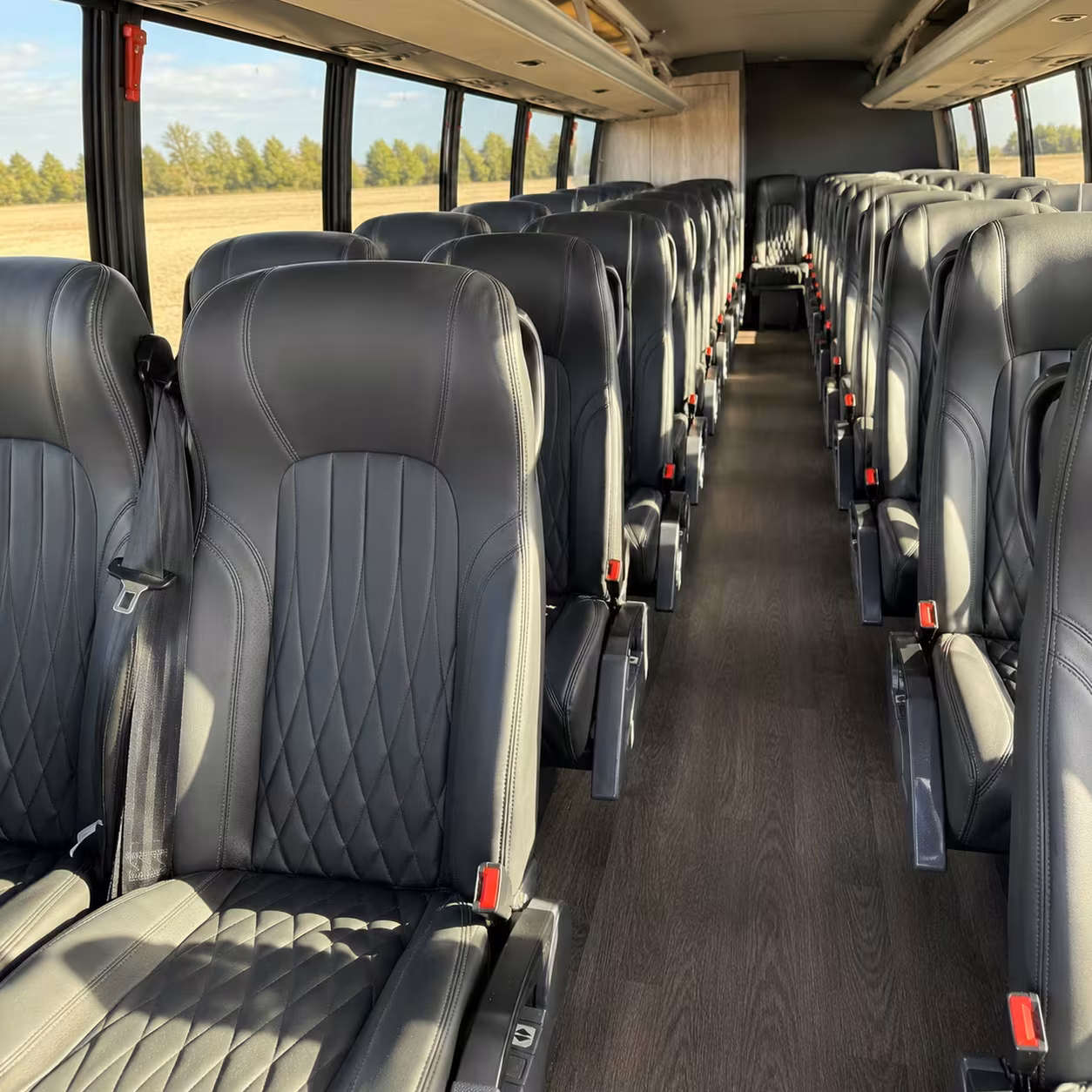 28 passenger minibus inside