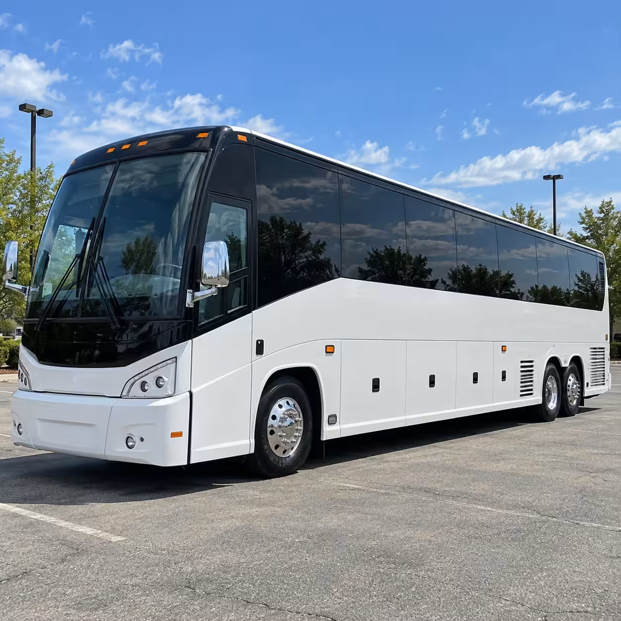 ceremony to reception charter buses for mountain view weddings