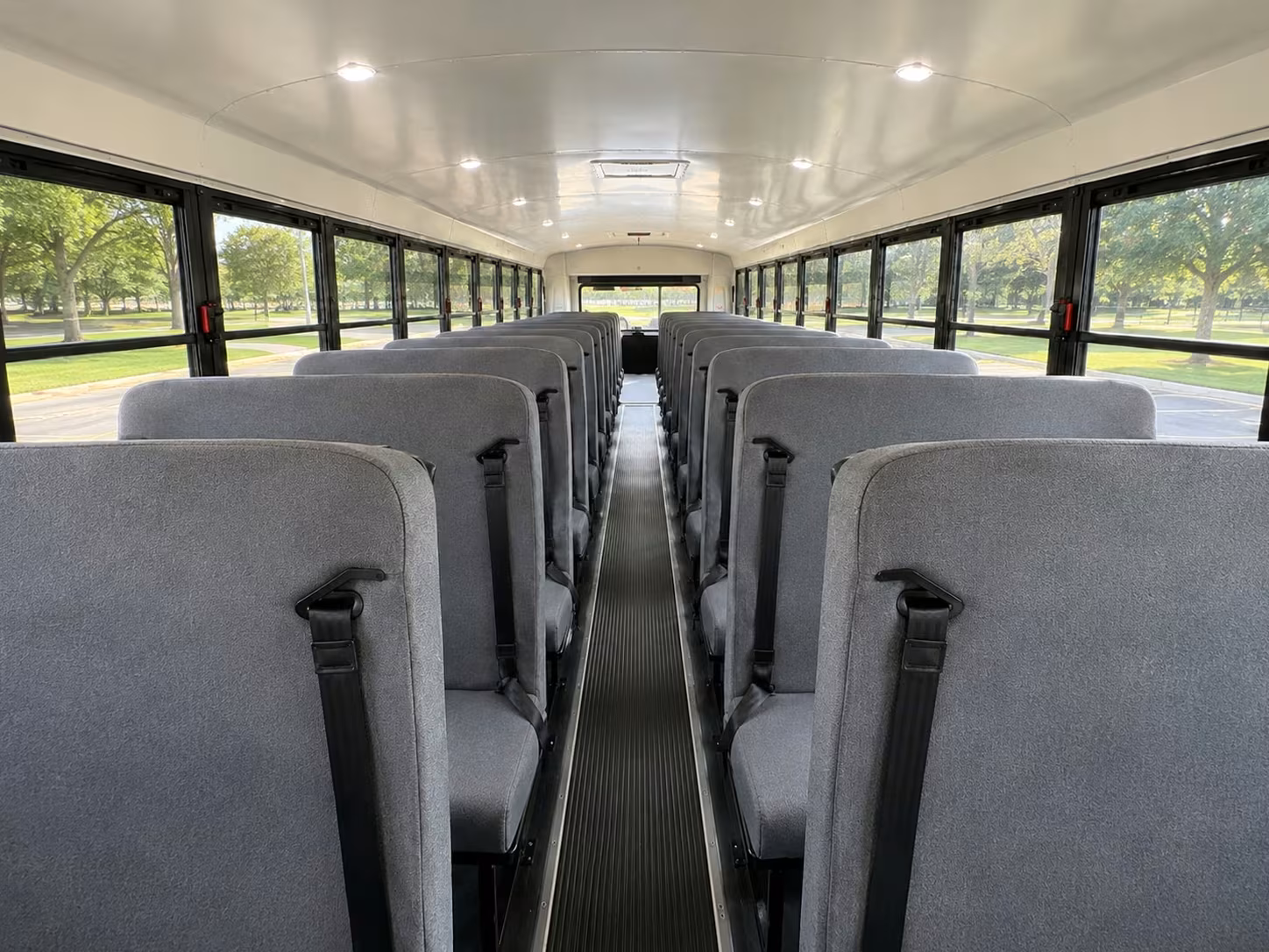 school bus interior