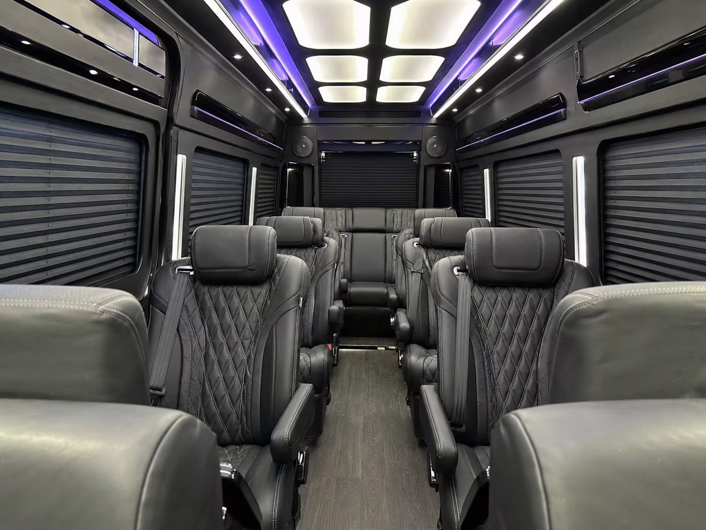 sprinter van with driver inside